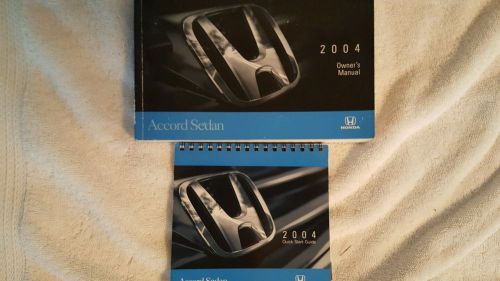 2004 honda accord sedan owners manual