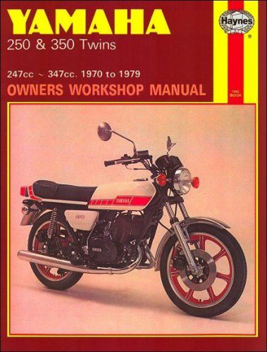 Yamaha rd250, rd350, yds7, yr5 twins repair manual 1970-1979