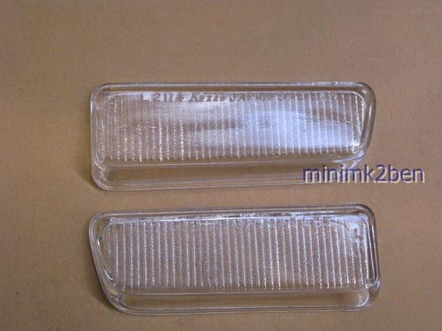 Toyopet toyota crown rs41 license lamp lenses pair, original toyota parts