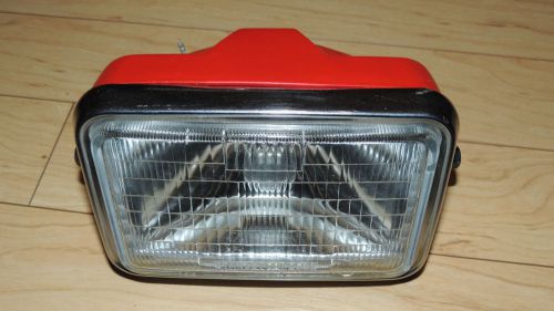 84 honda atc 200es 200m headlight assy bucket bulb ring 2 x clip spring bolt