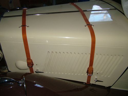 Mgtc mgtd mgtf double bonnet strap singer gazell fiber fab mg tc mg td mg tf