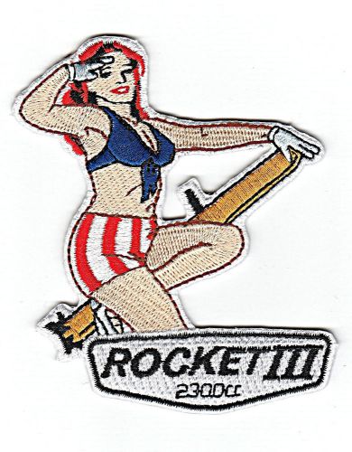 Triumph motorcycles sailor girl rocket 111  patch