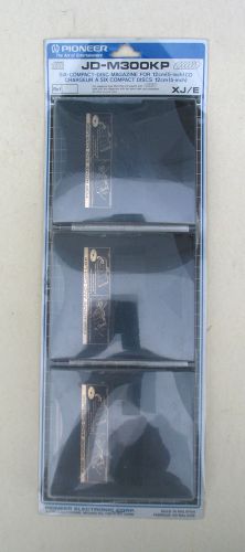 New vtg pioneer jd-m300kp (prw1141 xj/e) 6 disc magazine 3 pack for home &amp; car