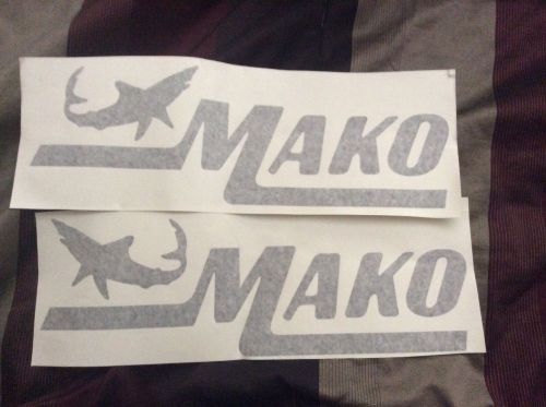 Mako boat decals