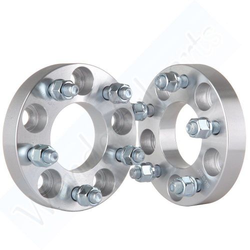 2x 1&#034; 5x4.5 hubcentric wheel spacers 1&#034; 1/2&#034; studs for ford explorer &amp; sport tra