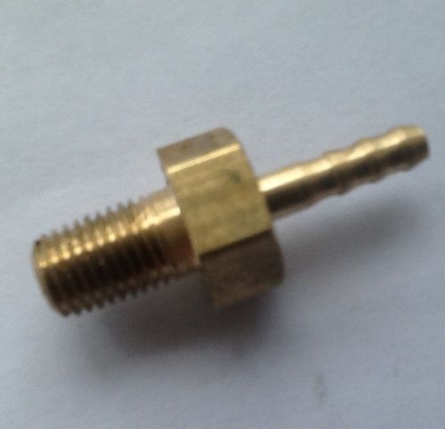 Hose id 5/32" barb x 1/16" male npt water fuel oil air gas fitting brass   l-5w