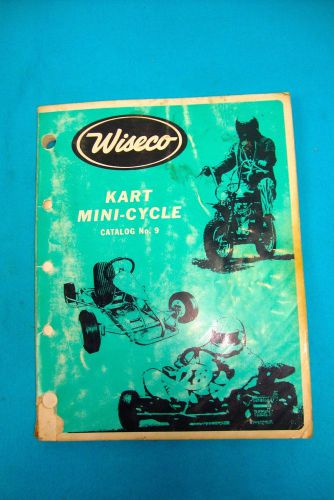 Vintage 1970's wiseco kart and mini cycle catalog #9 includes mcculloch rupp gem