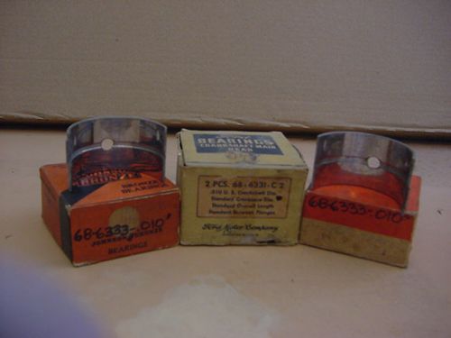 1936 to 1938 ford 85 hp main bearings .010 oversize nos flathead