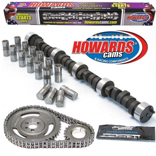 Howard's 2800-6400 rpm chevy sbc 285/285 480"/480" 106° cam kit with timing set