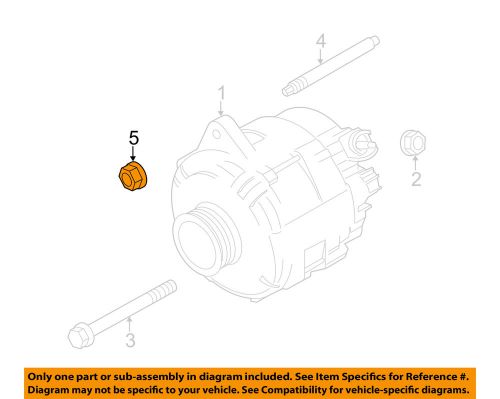 Ford oem 2015 transit-150 3.7l-v6-alternator lock nut w520414s442