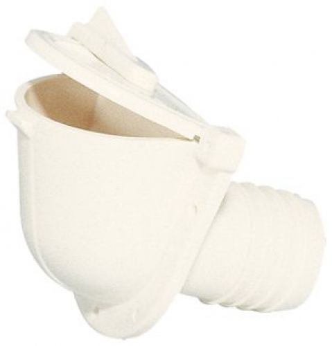 Camco 37002 flush mount fill spout (beige) - lead free