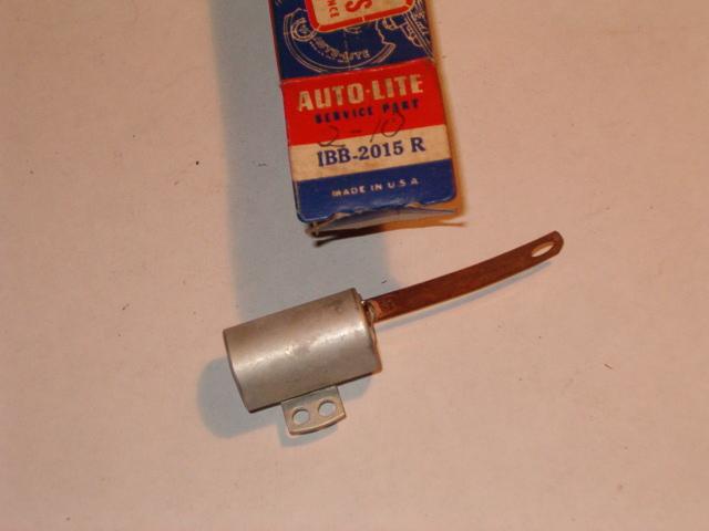 1951-55 desoto dodge plymouth chrysler ign condensor nos auto-lite ibb-2015-r