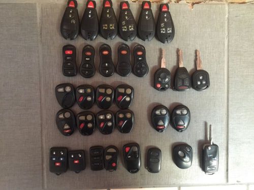 32 key fob keyless entry remote lot!!!! dodge ford gm nissan