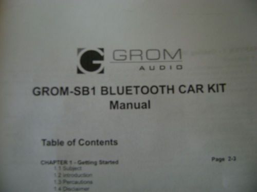 Grom audio