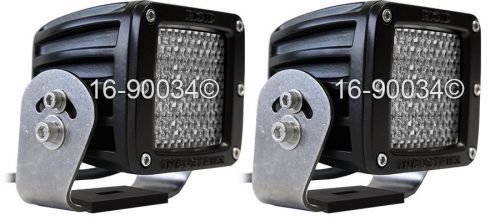 Brand new pair genuine rigid industries dually clear diffused led flood lights