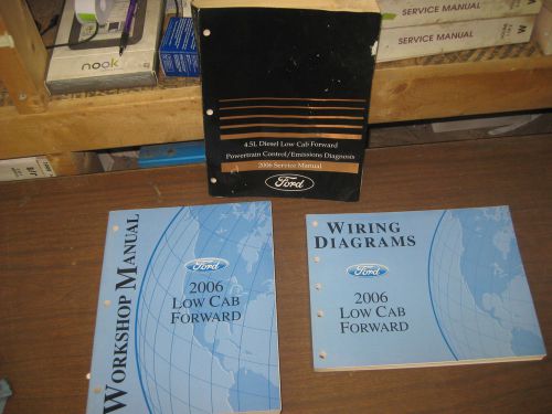 2006 ford low cab forward factory repair manual w/ wiring diagram w/ supplement
