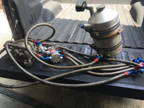 Peterson oil pump dry sump no reserve tank lines sbc chevy race dirt track round