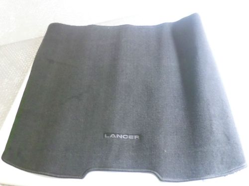 Mitsubishi lancer sport back rear carpet cargo floor mat black 09-13 oem