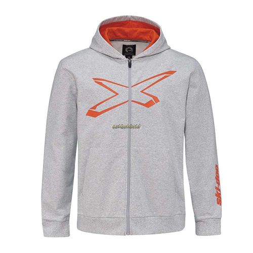 2017 ski-doo x-team hoodie-grey