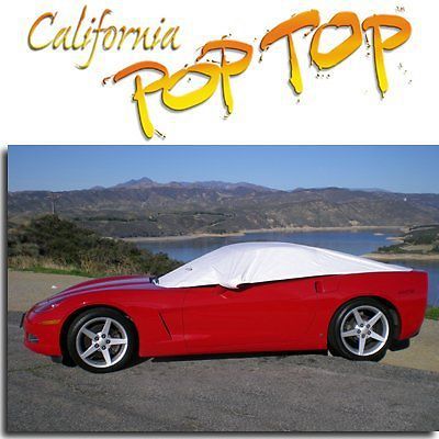 1997-2004 c5 corvette sunshade cover, california &#034;pop-top&#034; dupont tyvek