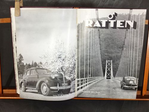 1948 : volvo pv444 / pv800 / pv60 - rare and original volvo book : ratten