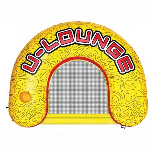Airhead u-lounge inflatable tube yellow/red (ahul-1p)