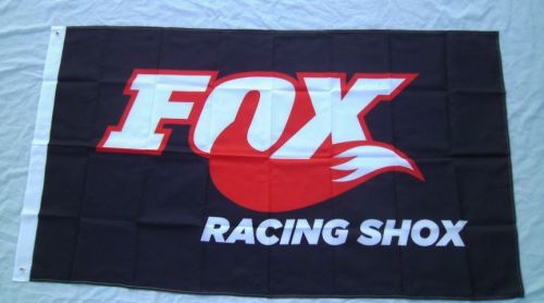 Fox racing shox flag 3' x 5'  indoor / outdoor man cave nascasr drag racing flag