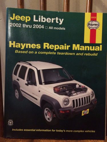 Haynes repair manual jeep liberty 2002-2004   #50035