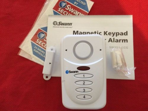 Swann sw351-kcg complete magnetic keypad door alarm complete  kit