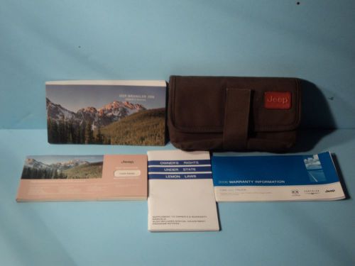 06 2006 jeep wrangler owners manual