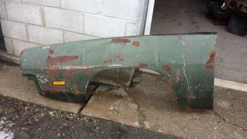 1969 69 charger left driver fender front dodge 500 r/t solid restorable oem 1968