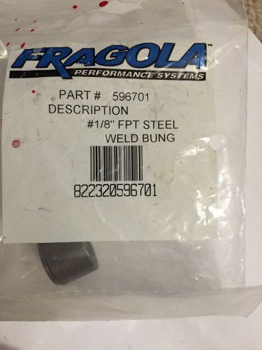 Fragola 596701 steel pipe weld bung adapter 1/8" npt each