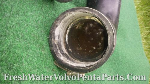 Volvo penta exhaust 2 elbows 3850215 v8 4 inch i/o 5.7l dp-a dp-c