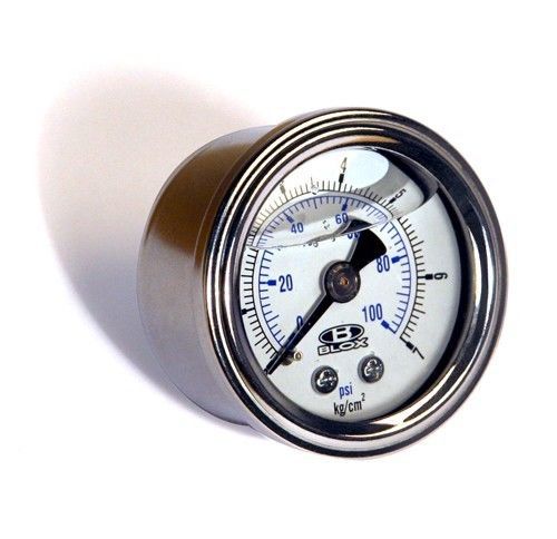 Blox racing liquid-filled fuel pressure gauge kit # bxga-00111