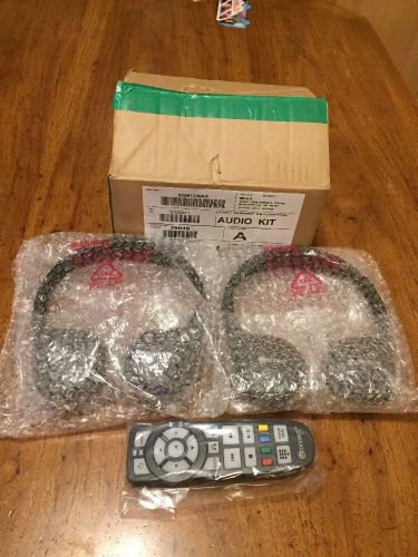 Dodge journey / caravan "u connect" -  dvd headphones oem kit w/ remote control