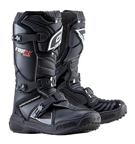 New oneal motocross/racing element youth motorcross boots, black, 1