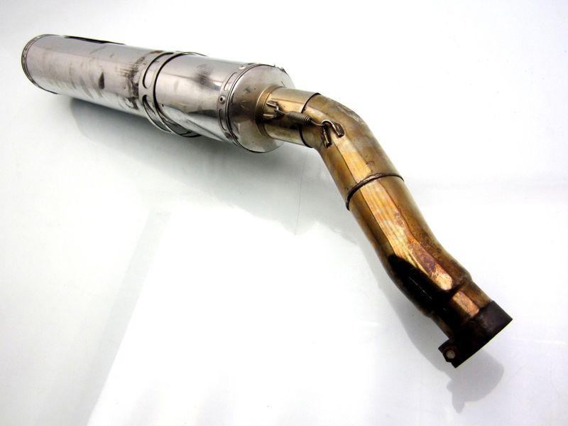 03 04 gsxr1000 gsxr 1000 gsx-r1000 yoshimura rs3 stainless slip-on exhaust pipe