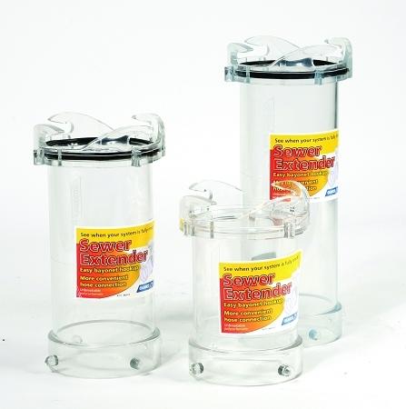 Camco 39582 clear sewer hose adapter 7 inch camper