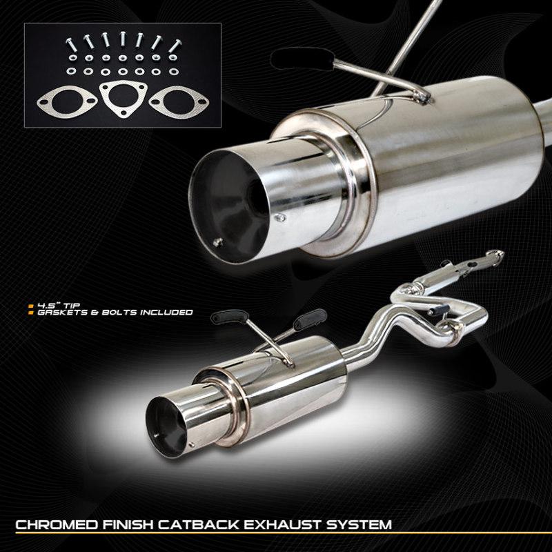 1994-2001 acura integra rs ls gs bbp catback exhaust dc2 stainless steel pipe