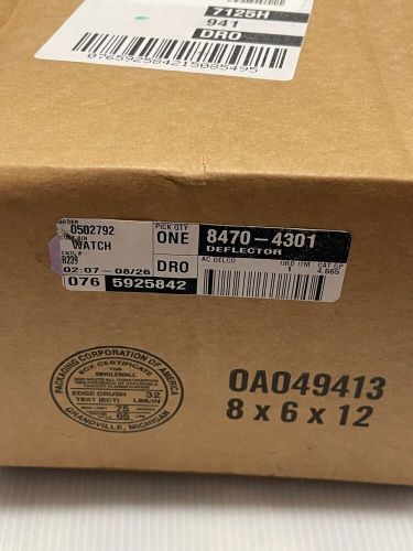 C8 corvette rear driver side brake rotor cooling duct deflector 84926352/8470430