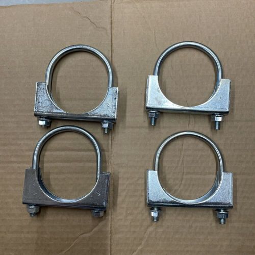 (4) 3" Inch Muffler Saddle Style U-Bolt Exhaust Clamp Universal BW, US $22.98, image 7