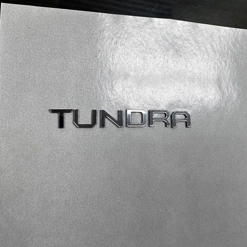 CHROME DASHBOARD LETTERS FOR TUNDRA 2022 2023 2024 DASH INSERT NOT DECALS, US $15.75, image 3