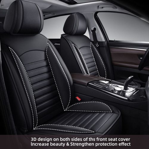 Car Seat Covers Set Front Cushion PU Leather Waterproof For Volvo, US $133.32, image 9