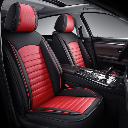 Car Seat Covers Set Front Cushion PU Leather Waterproof For Volvo, US $133.32, image 18