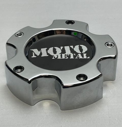 *USED Moto Metal Chrome Wheel Center Cap SCREWS NOT INCLUDED MO909B5127, US $14.99, image 3