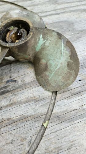 Vintage Johnson Outboard Boat Motor 1945 PO-15 22hp 3 Blade Prop / Propeller, US $16.00, image 2