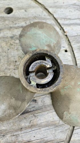 Vintage Johnson Outboard Boat Motor 1945 PO-15 22hp 3 Blade Prop / Propeller, US $16.00, image 4