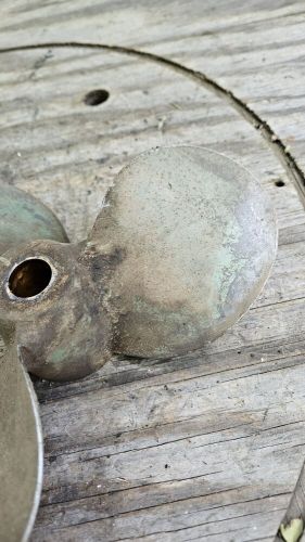 Vintage Johnson Outboard Boat Motor 1945 PO-15 22hp 3 Blade Prop / Propeller, US $16.00, image 6