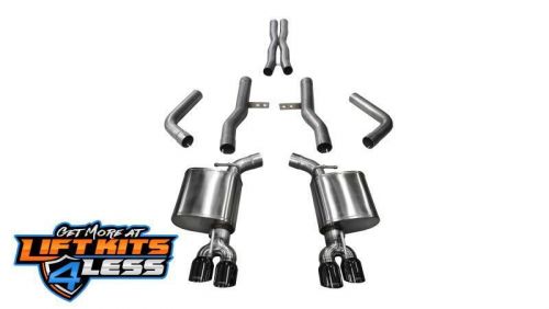 Corsa 15-17 Dodge Challenger Hellcat Dual Rear Exit Extreme Exhaust w/ 3.5in Bla, US $2,439.99, image 5