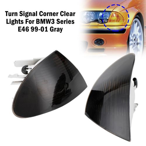 Turn Signal Corner Corner Clear Lights For BMW 3 Series E46 99-01 Gray T7, US $47.84, image 14